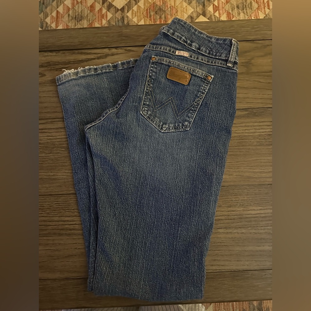 Wrangler premium patch denim jeans